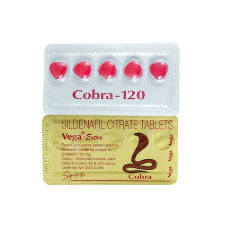 Cobra 120 mg tablet ( sildenafil tablet )